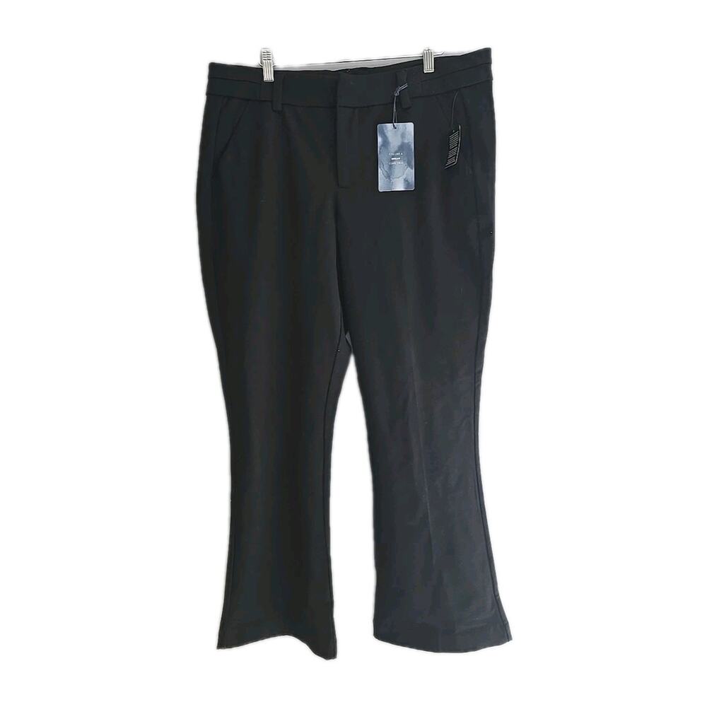 NWT Revery Salina Black Bootcut Career Casual Trouser Pants Womans Plus Size 16W